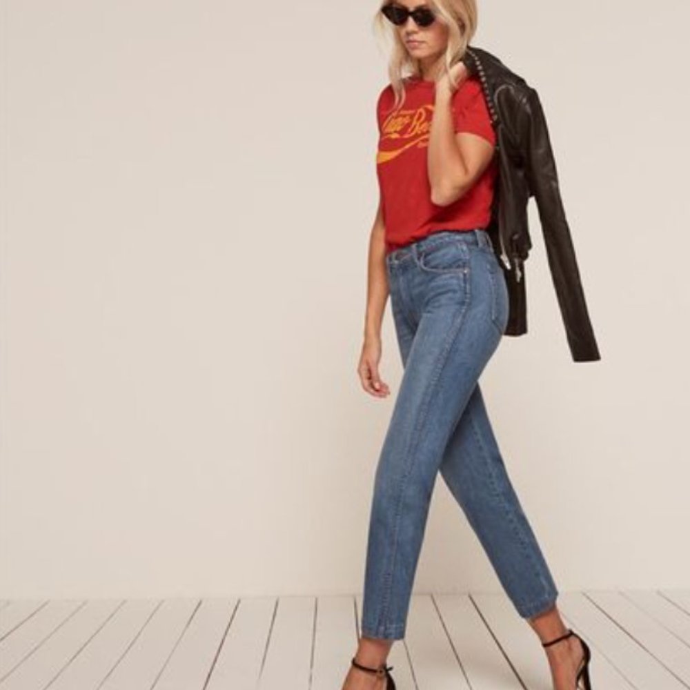 NWT The Reformation Roper Jeans Ankle. Size 28